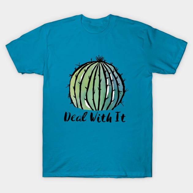 Deal With It Cactus T-Shirt by RupeeShards